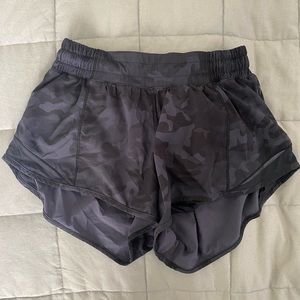 Camo lululemon shorts. Size 2